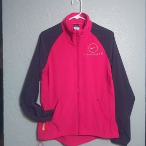 Nike Live Strong full zip lightweight jacket